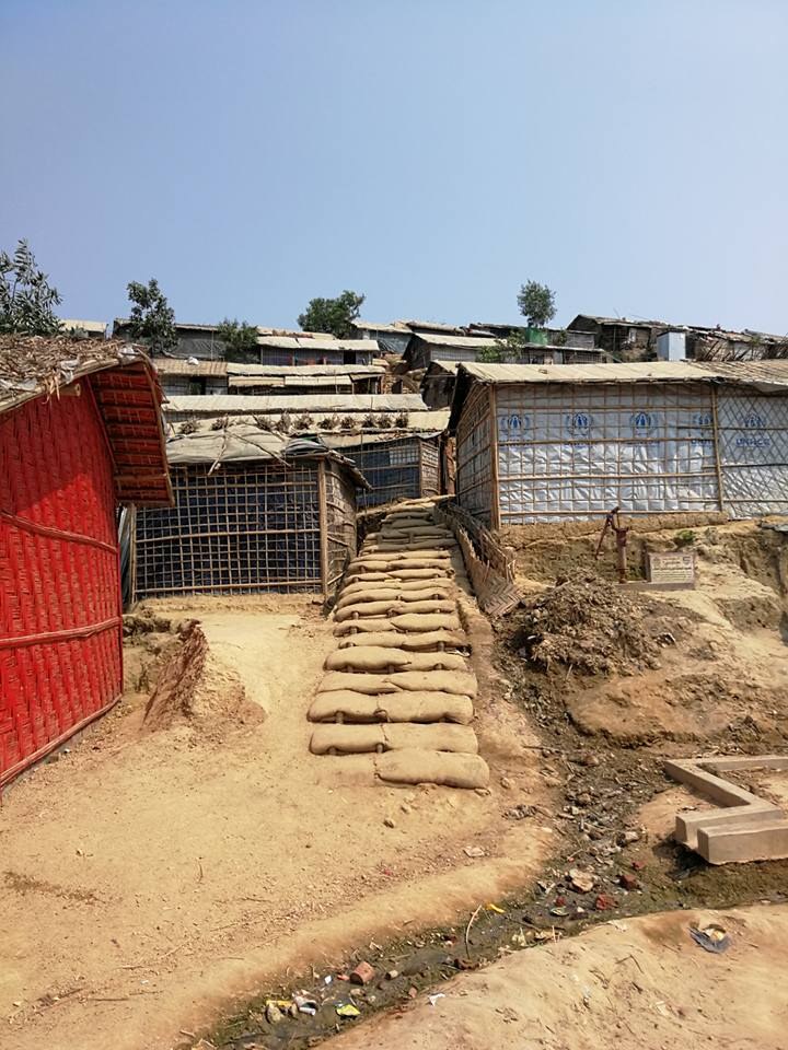 Rohingya refugee camp in Cox's Bazar